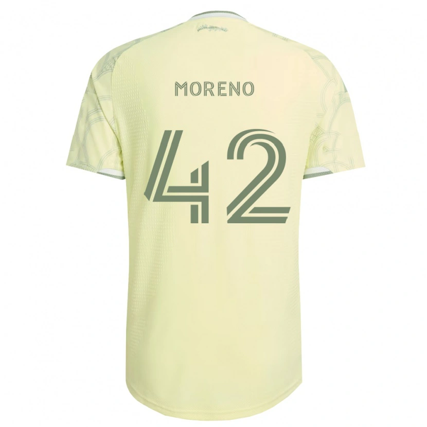 DanxenメンズAlexis Moreno#42ベージュ白アウェイシャツ2026/27ジャージーユニフォーム