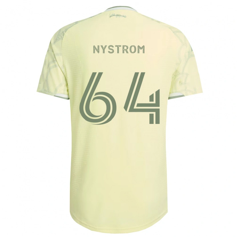 DanxenメンズAugust Nystrom#64ベージュ白アウェイシャツ2026/27ジャージーユニフォーム