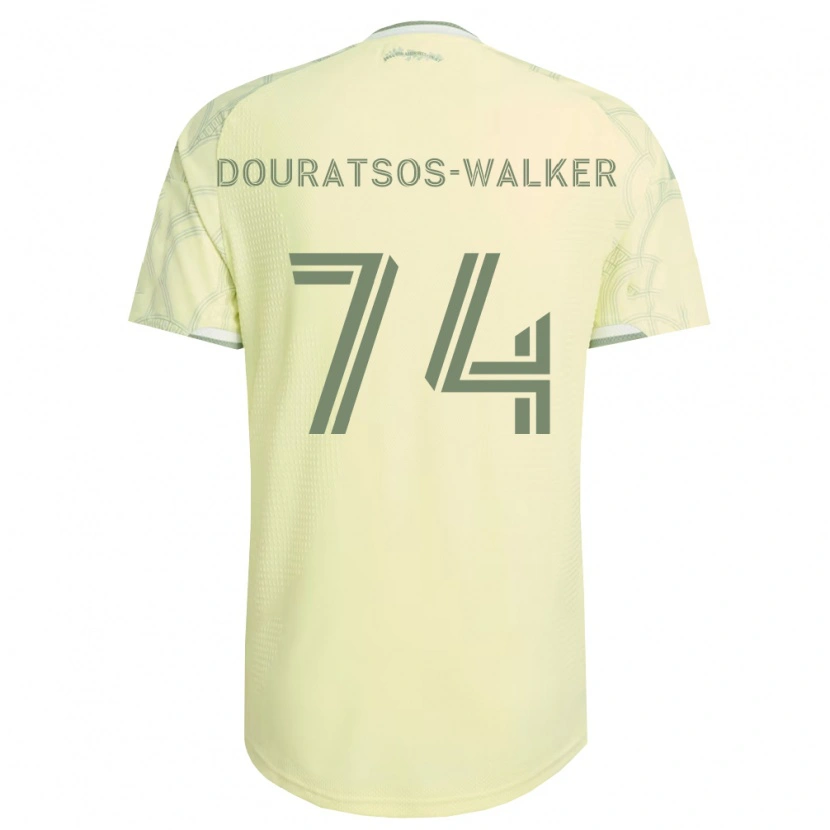 DanxenメンズElias Douratsos-Walker#74ベージュ白アウェイシャツ2026/27ジャージーユニフォーム