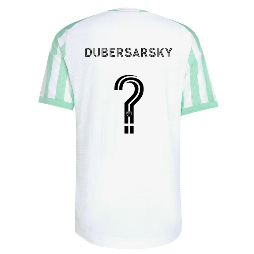 DanxenメンズNicolás Dubersarsky#0薄緑黒白アウェイシャツ2026/27ジャージーユニフォーム