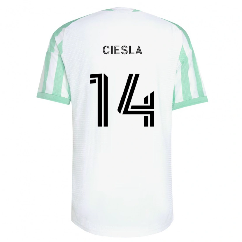 DanxenメンズDaniel Ciesla#14薄緑黒白アウェイシャツ2026/27ジャージーユニフォーム