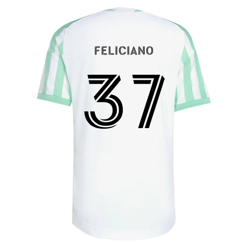 DanxenメンズErick Feliciano#37薄緑黒白アウェイシャツ2026/27ジャージーユニフォーム