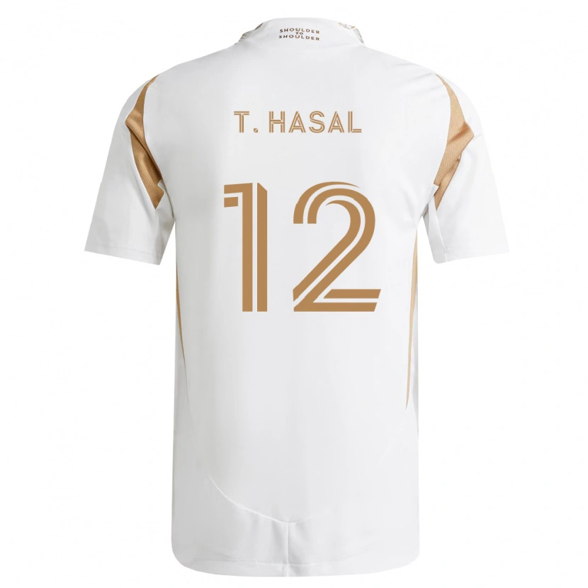 DanxenメンズThomas Hasal#12白茶アウェイシャツ2026/27ジャージーユニフォーム