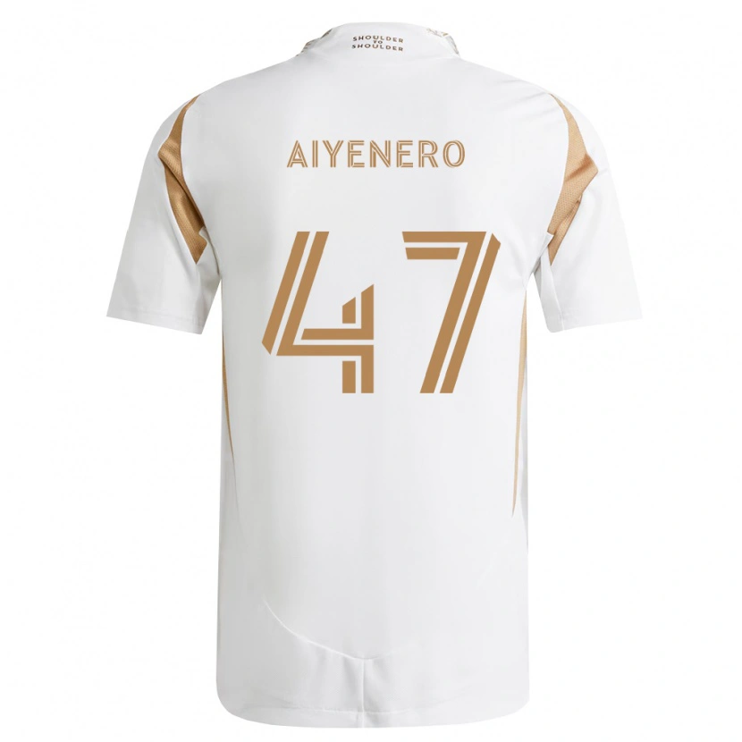 DanxenメンズMarius Aiyenero#47白茶アウェイシャツ2026/27ジャージーユニフォーム