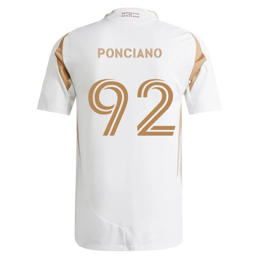 DanxenメンズEmir Ponciano#92白茶アウェイシャツ2026/27ジャージーユニフォーム