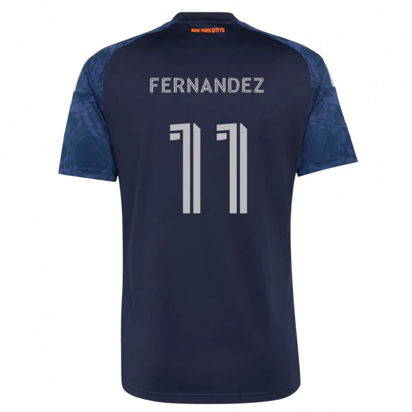 Danxenメンズフリアン・フェルナンデス#11濃青白アウェイシャツ2026/27ジャージーユニフォーム