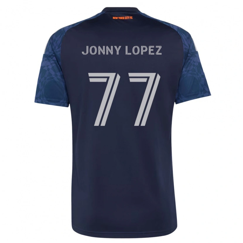 DanxenメンズJonny Lopez#77濃青白アウェイシャツ2026/27ジャージーユニフォーム