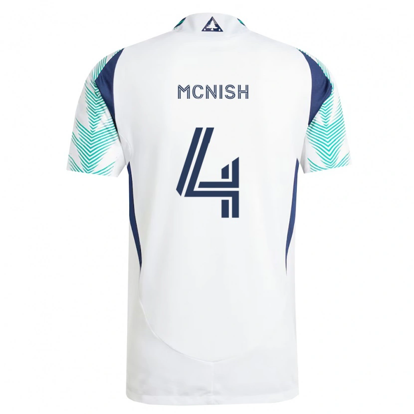 DanxenメンズSheridan Mcnish#4白紺薄緑アウェイシャツ2026/27ジャージーユニフォーム