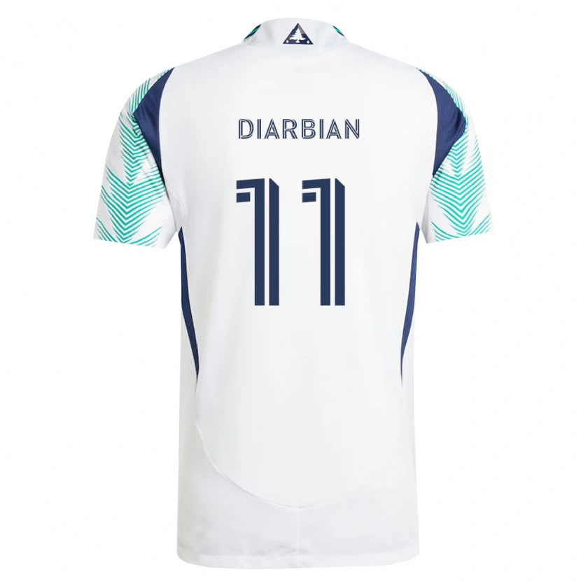 DanxenメンズGevork Diarbian#11白紺薄緑アウェイシャツ2026/27ジャージーユニフォーム
