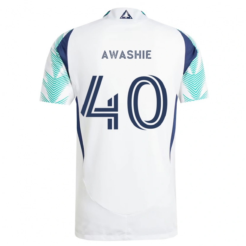 DanxenメンズBen Awashie#40白紺薄緑アウェイシャツ2026/27ジャージーユニフォーム