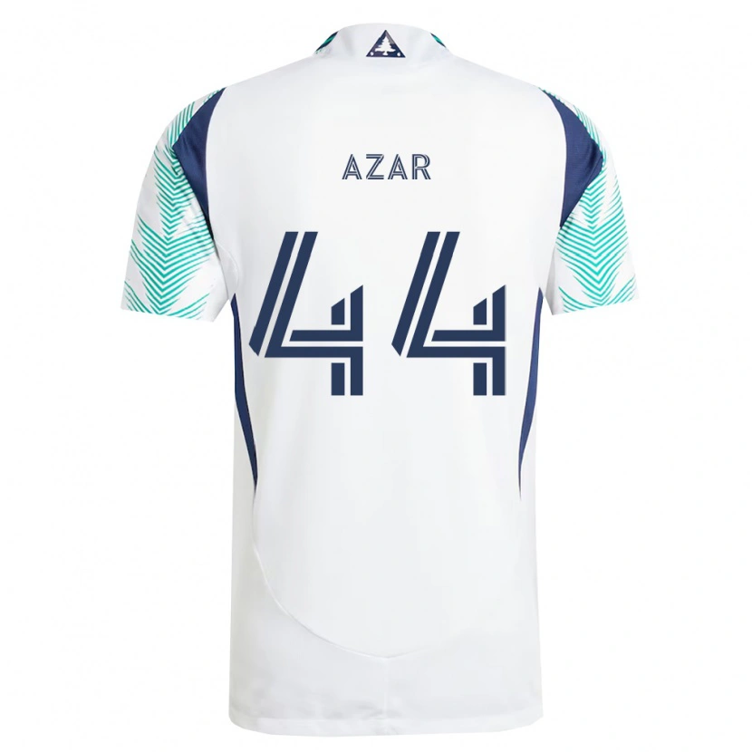 DanxenメンズLogan Azar#44白紺薄緑アウェイシャツ2026/27ジャージーユニフォーム