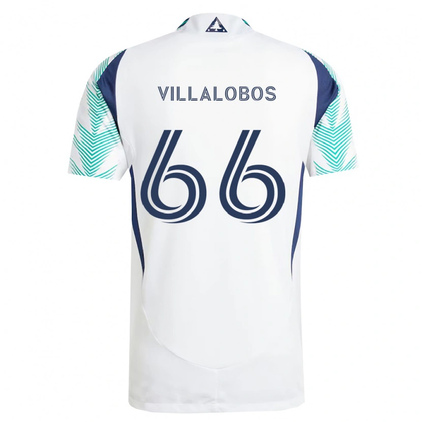 DanxenメンズIvan Villalobos#66白紺薄緑アウェイシャツ2026/27ジャージーユニフォーム