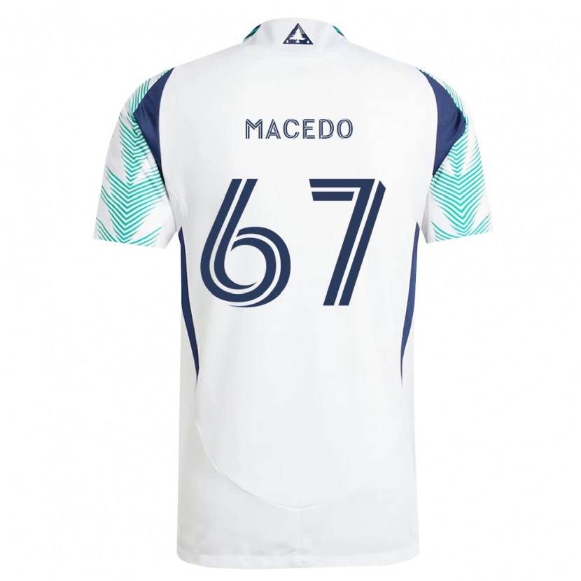 DanxenメンズJosh Macedo#67白紺薄緑アウェイシャツ2026/27ジャージーユニフォーム
