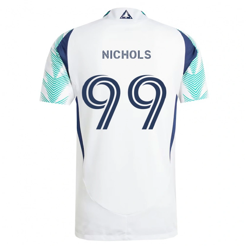 DanxenメンズRobert Nichols#99白紺薄緑アウェイシャツ2026/27ジャージーユニフォーム