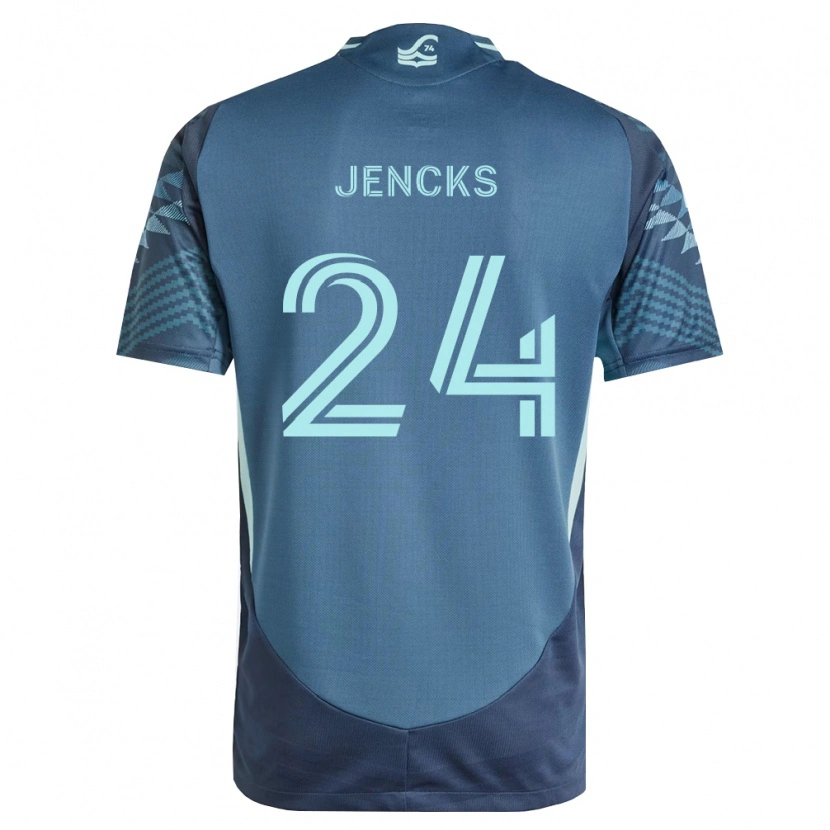 Danxenメンズインディア・ジェンクス#24紺緑アウェイシャツ2026/27ジャージーユニフォーム
