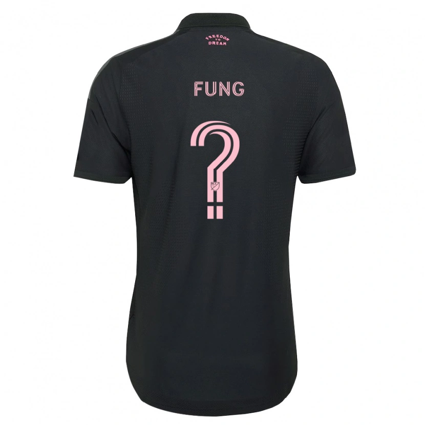 DanxenメンズVictor Fung#0ピンク黒白アウェイシャツ2026/27ジャージーユニフォーム