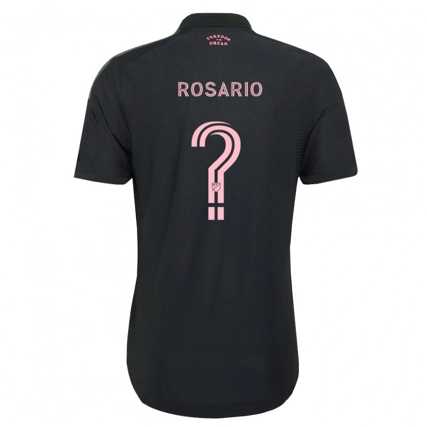 DanxenメンズAdrian Rosario#0ピンク黒白アウェイシャツ2026/27ジャージーユニフォーム