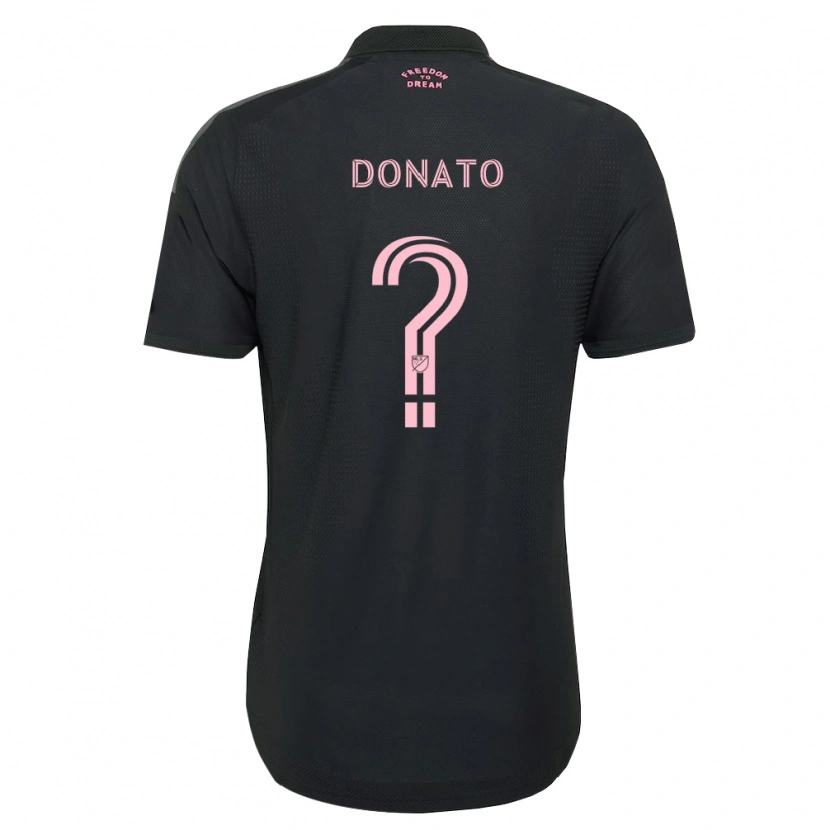 DanxenメンズBenjamin Donato#0ピンク黒白アウェイシャツ2026/27ジャージーユニフォーム