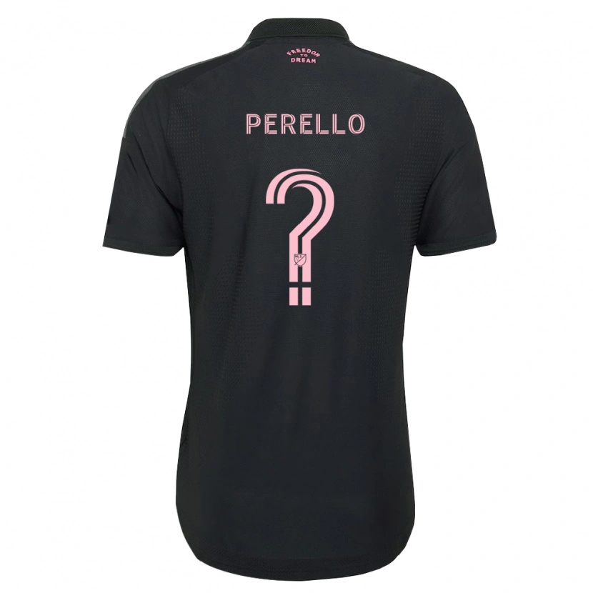 DanxenメンズSergio Perello#0ピンク黒白アウェイシャツ2026/27ジャージーユニフォーム