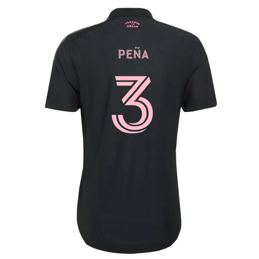 DanxenメンズLuciano Pena#3ピンク黒白アウェイシャツ2026/27ジャージーユニフォーム