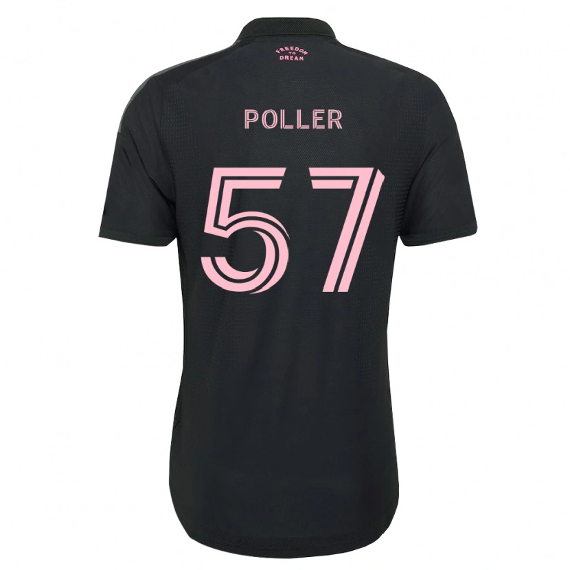 DanxenメンズSebastian Poller#57ピンク黒白アウェイシャツ2026/27ジャージーユニフォーム