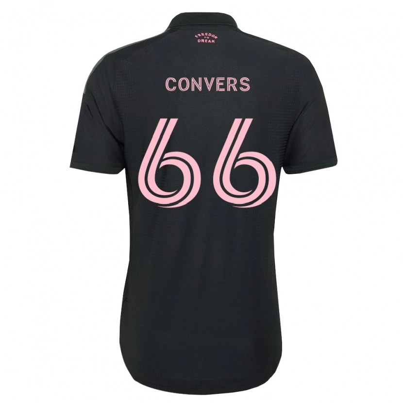 DanxenメンズJoseph Convers#66ピンク黒白アウェイシャツ2026/27ジャージーユニフォーム