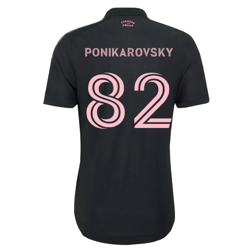 DanxenメンズMax Ponikarovsky#82ピンク黒白アウェイシャツ2026/27ジャージーユニフォーム