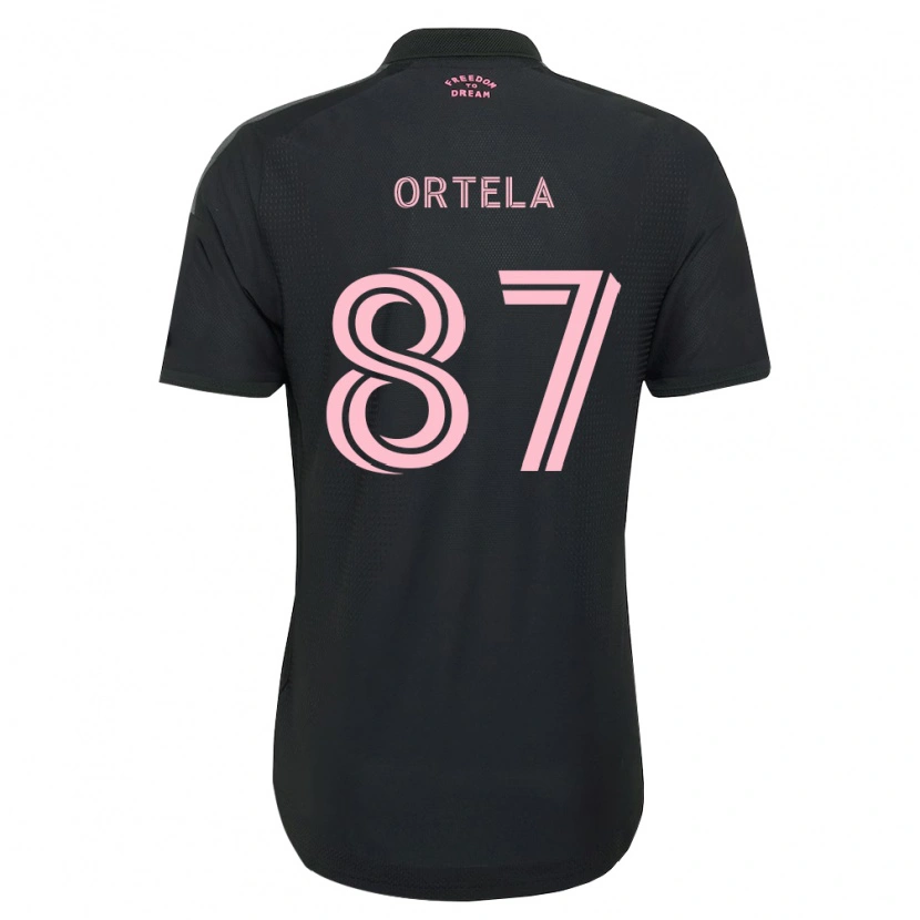 DanxenメンズJerremy Ortela#87ピンク黒白アウェイシャツ2026/27ジャージーユニフォーム