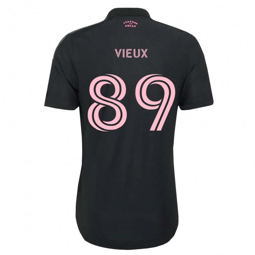 DanxenメンズMatthias Vieux#89ピンク黒白アウェイシャツ2026/27ジャージーユニフォーム
