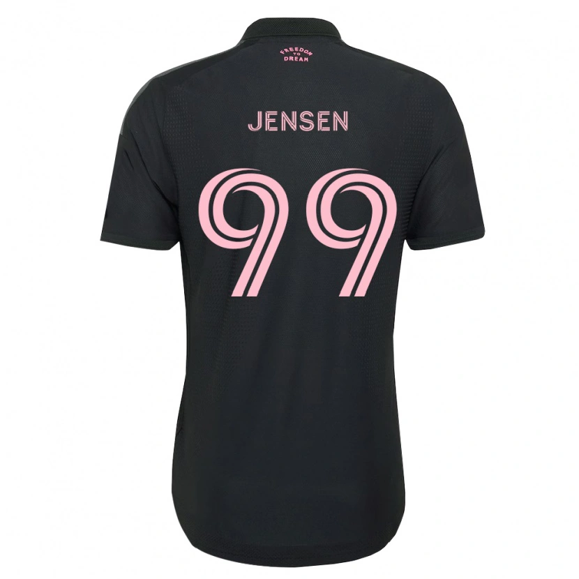 Danxenメンズコール・ジェンセン#99ピンク黒白アウェイシャツ2026/27ジャージーユニフォーム