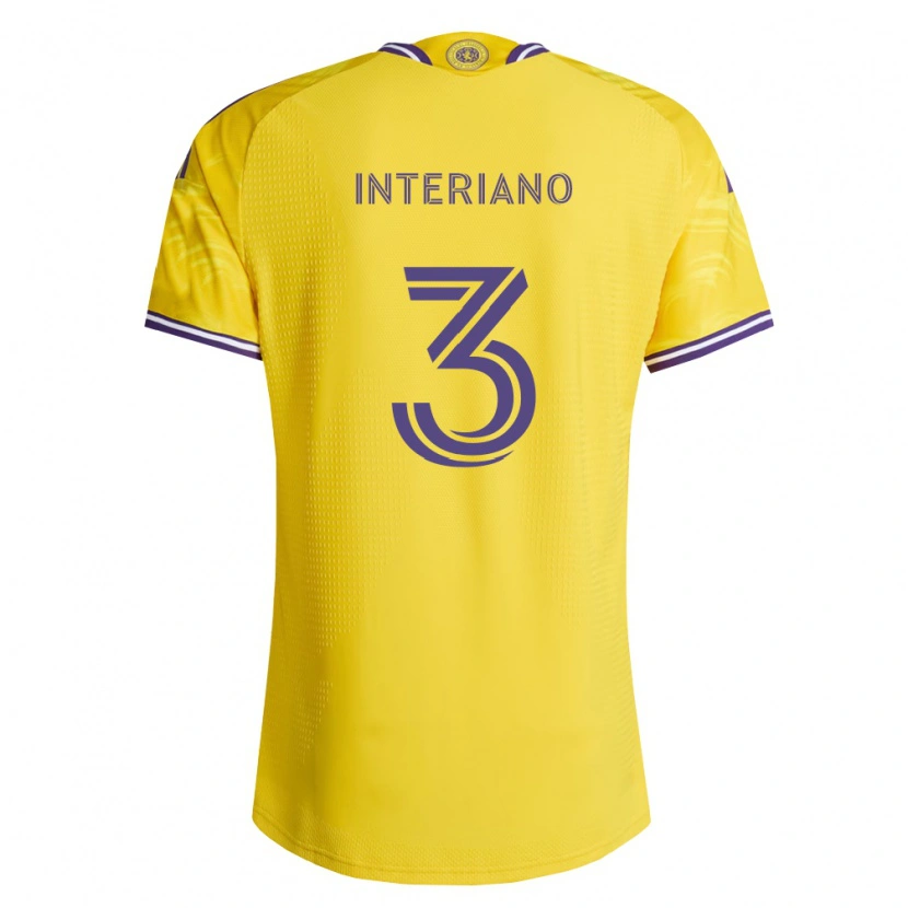 DanxenメンズJordan Interiano#3黄紫アウェイシャツ2026/27ジャージーユニフォーム