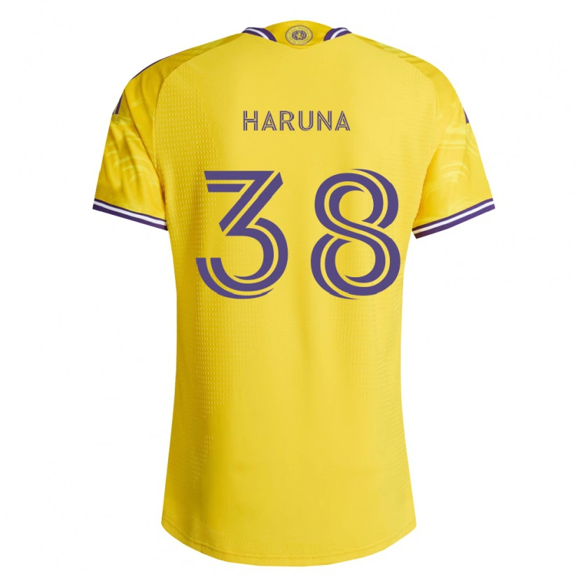 DanxenメンズIssah Haruna#38黄紫アウェイシャツ2026/27ジャージーユニフォーム