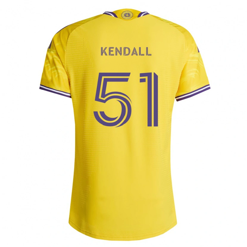 DanxenメンズBrady Kendall#51黄紫アウェイシャツ2026/27ジャージーユニフォーム