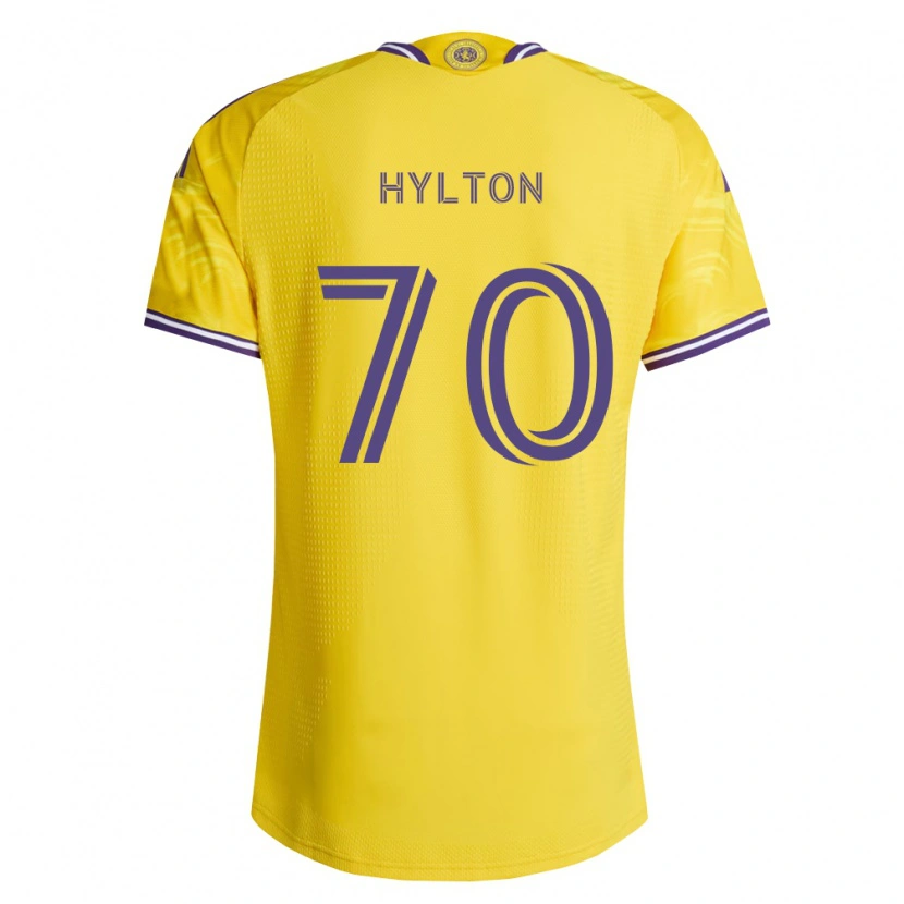 DanxenメンズJustin Hylton#70黄紫アウェイシャツ2026/27ジャージーユニフォーム