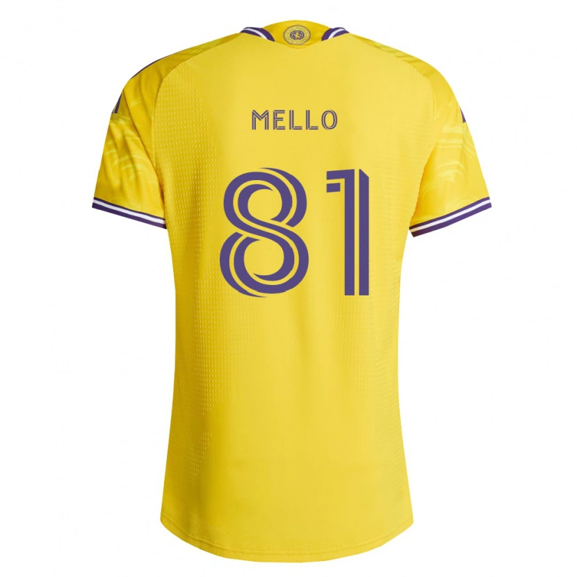 DanxenメンズMurillo Mello#81黄紫アウェイシャツ2026/27ジャージーユニフォーム