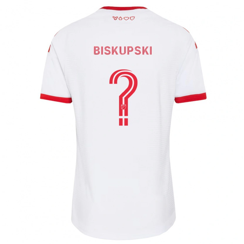 DanxenメンズPhilip Biskupski#0白赤黒アウェイシャツ2026/27ジャージーユニフォーム