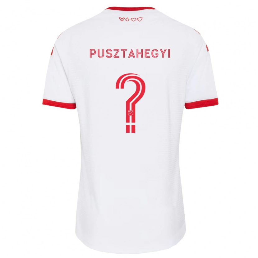 DanxenメンズTristan Pusztahegyi#0白赤黒アウェイシャツ2026/27ジャージーユニフォーム