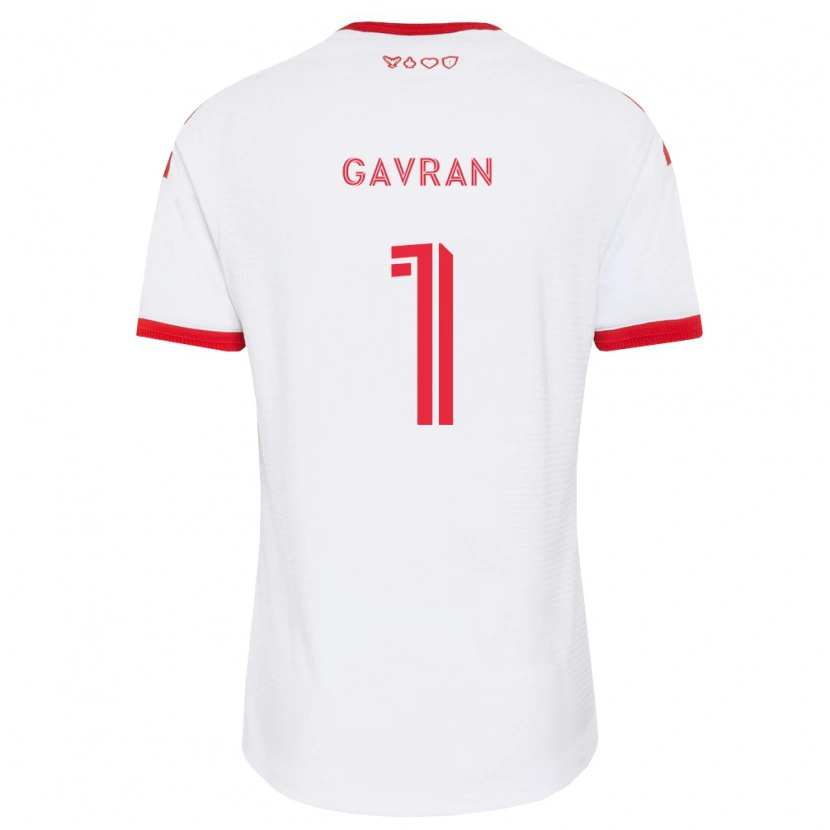 DanxenメンズLuka Gavran#1白赤黒アウェイシャツ2026/27ジャージーユニフォーム
