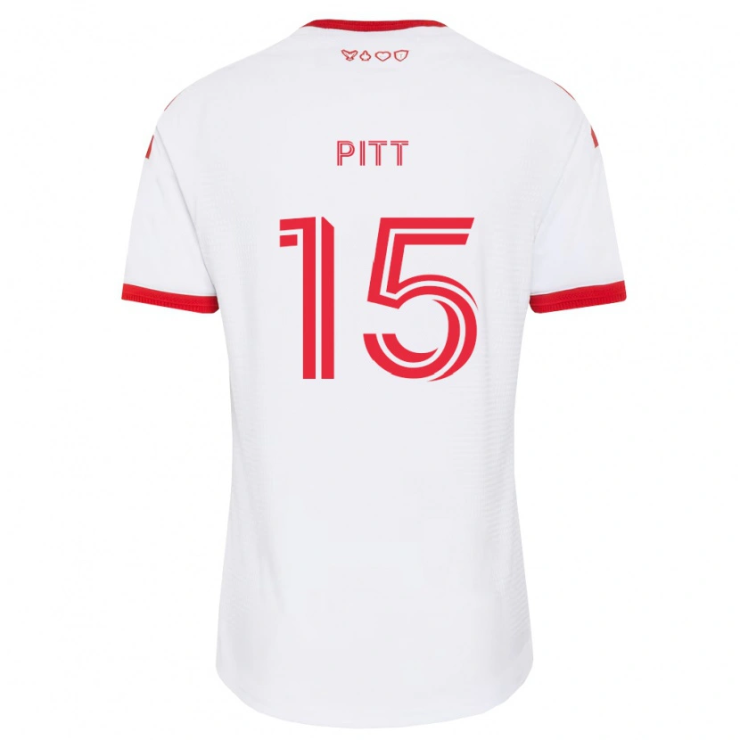 DanxenメンズChristian Pitt#15白赤黒アウェイシャツ2026/27ジャージーユニフォーム