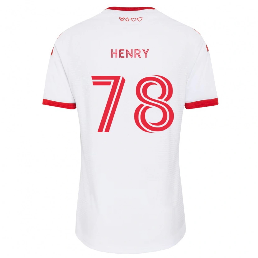 DanxenメンズMalik Henry#78白赤黒アウェイシャツ2026/27ジャージーユニフォーム