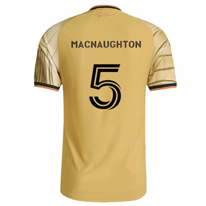 Danxenメンズルーカス・マクノートン#5茶黄黒アウェイシャツ2026/27ジャージーユニフォーム