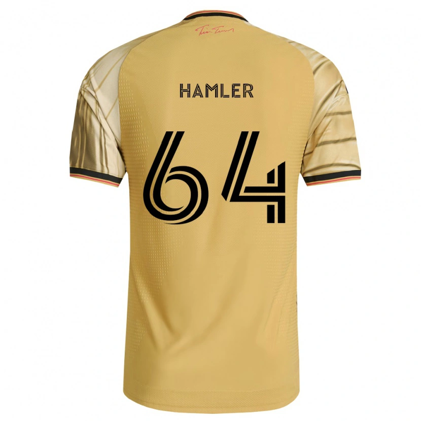 DanxenメンズCobe Hamler#64茶黄黒アウェイシャツ2026/27ジャージーユニフォーム