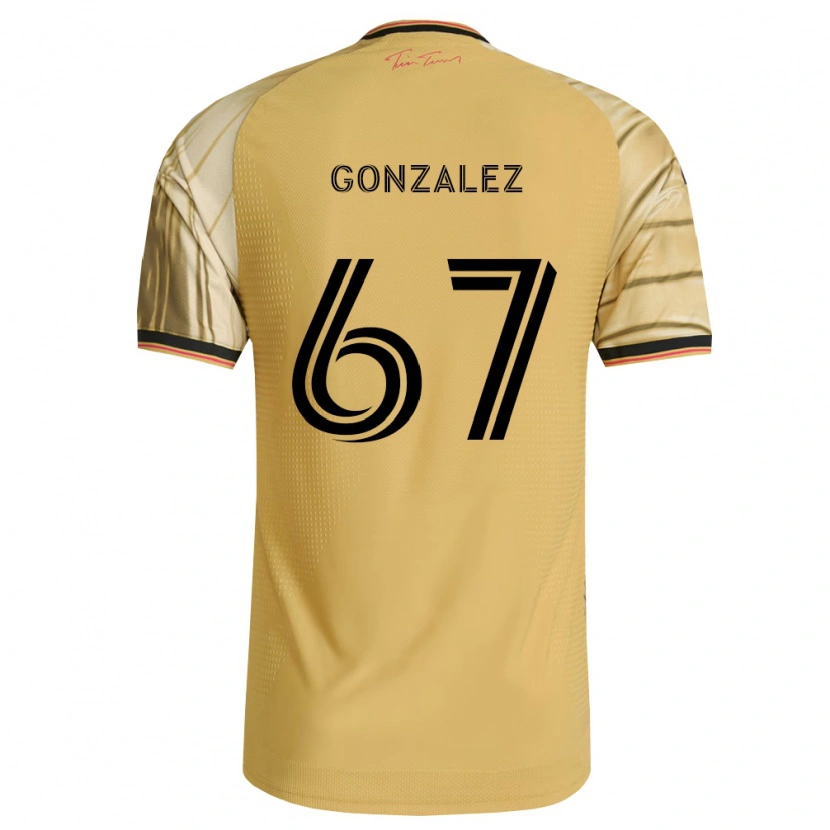 DanxenメンズCruz Gonzalez#67茶黄黒アウェイシャツ2026/27ジャージーユニフォーム