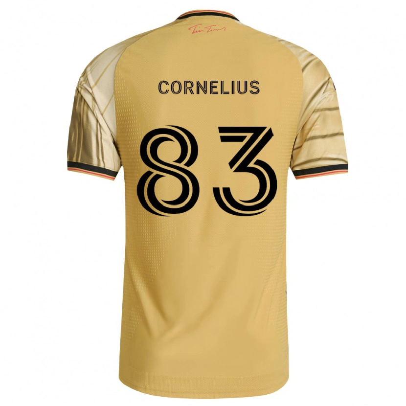 DanxenメンズLorenzo Cornelius#83茶黄黒アウェイシャツ2026/27ジャージーユニフォーム