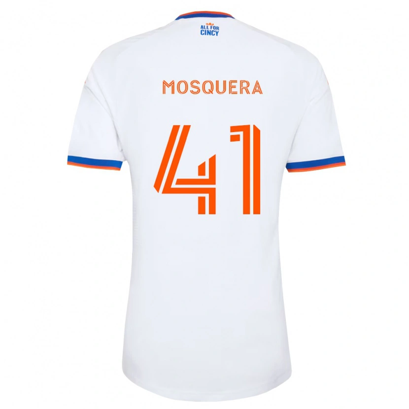 DanxenメンズDeiver Mosquera#41白紺オレンジアウェイシャツ2026/27ジャージーユニフォーム