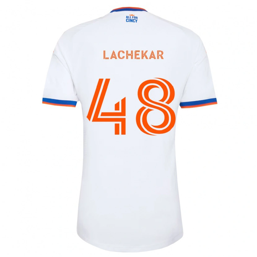 DanxenメンズSami Lachekar#48白紺オレンジアウェイシャツ2026/27ジャージーユニフォーム