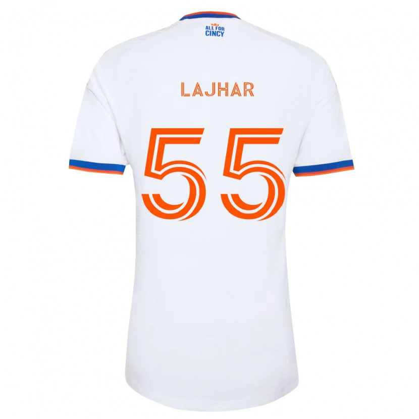 DanxenメンズAyoub Lajhar#55白紺オレンジアウェイシャツ2026/27ジャージーユニフォーム
