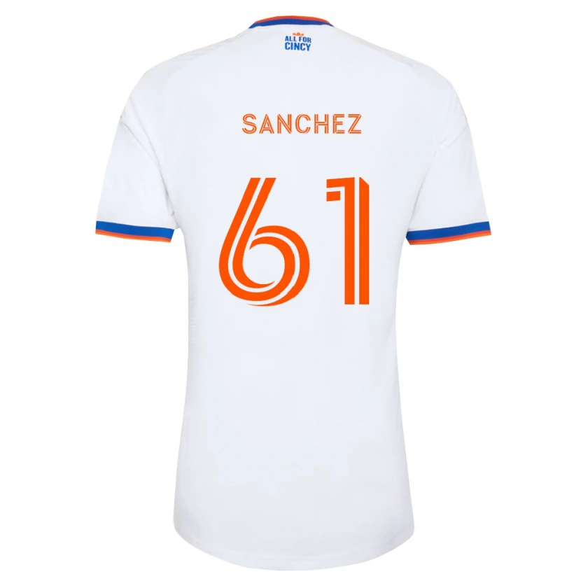 DanxenメンズSantiago Sanchez#61白紺オレンジアウェイシャツ2026/27ジャージーユニフォーム