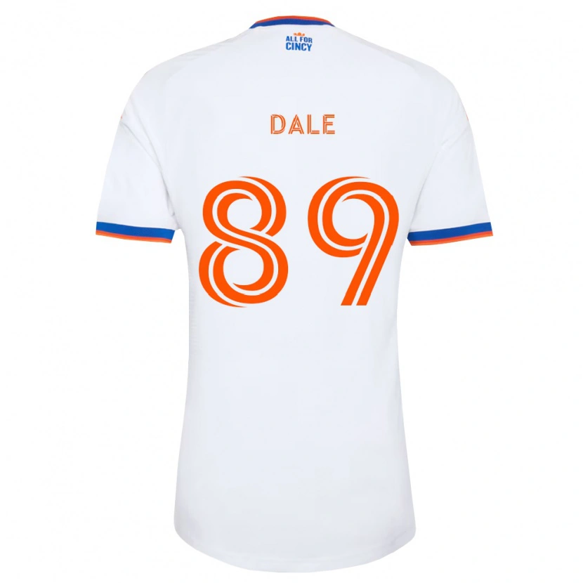 DanxenメンズConnor Dale#89白紺オレンジアウェイシャツ2026/27ジャージーユニフォーム