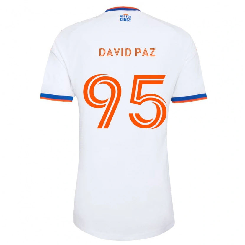 DanxenメンズDavid Paz#95白紺オレンジアウェイシャツ2026/27ジャージーユニフォーム